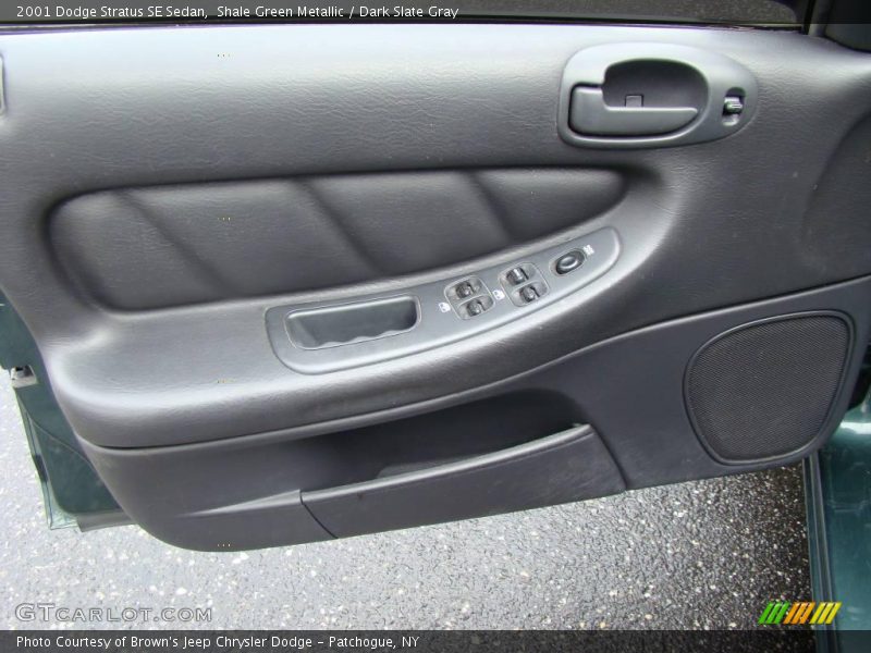 Shale Green Metallic / Dark Slate Gray 2001 Dodge Stratus SE Sedan