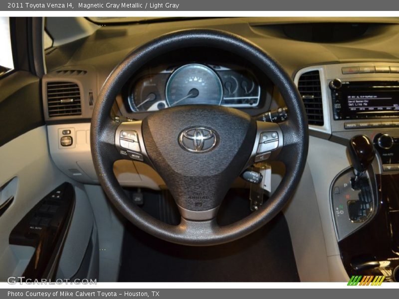 Magnetic Gray Metallic / Light Gray 2011 Toyota Venza I4