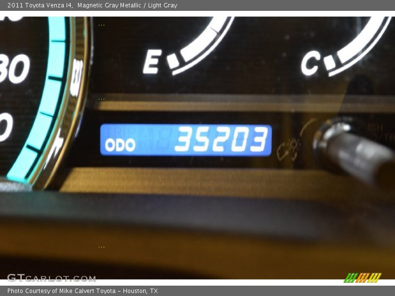 Magnetic Gray Metallic / Light Gray 2011 Toyota Venza I4