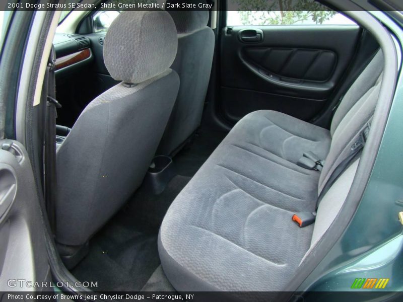 Shale Green Metallic / Dark Slate Gray 2001 Dodge Stratus SE Sedan