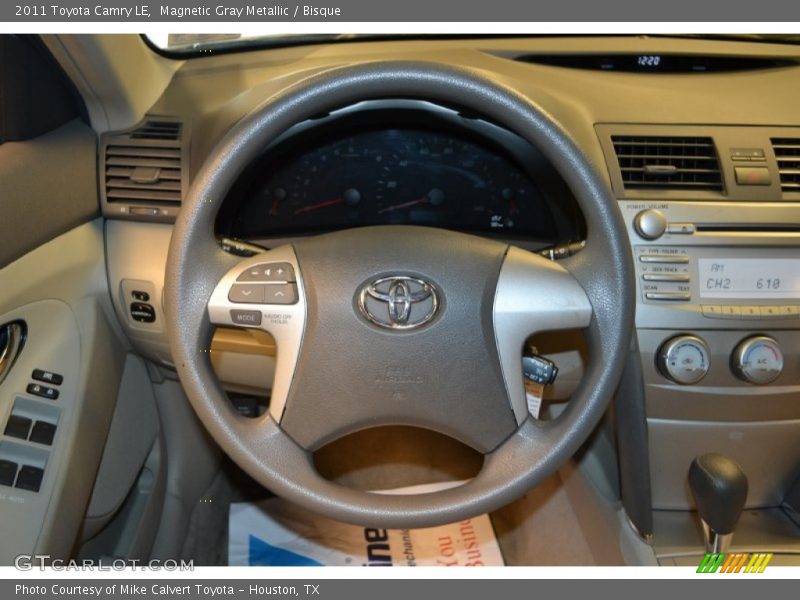 Magnetic Gray Metallic / Bisque 2011 Toyota Camry LE