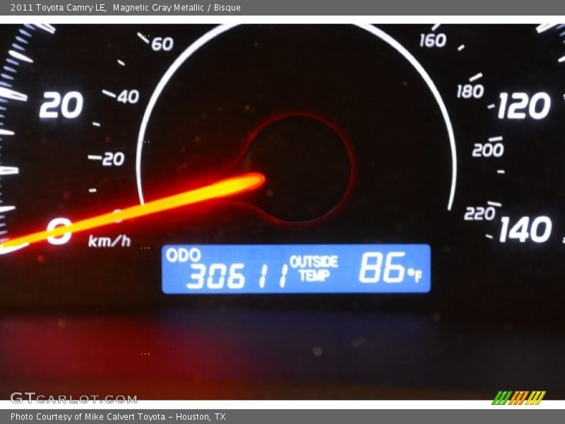 Magnetic Gray Metallic / Bisque 2011 Toyota Camry LE