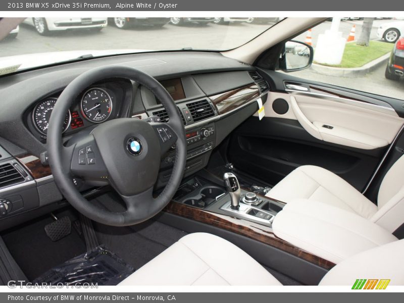 Alpine White / Oyster 2013 BMW X5 xDrive 35i Premium