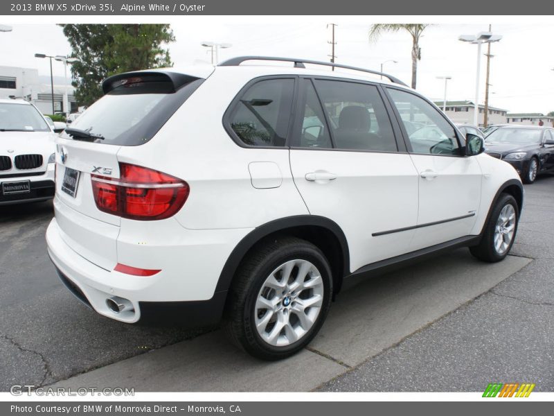 Alpine White / Oyster 2013 BMW X5 xDrive 35i