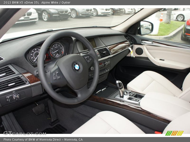 Alpine White / Oyster 2013 BMW X5 xDrive 35i