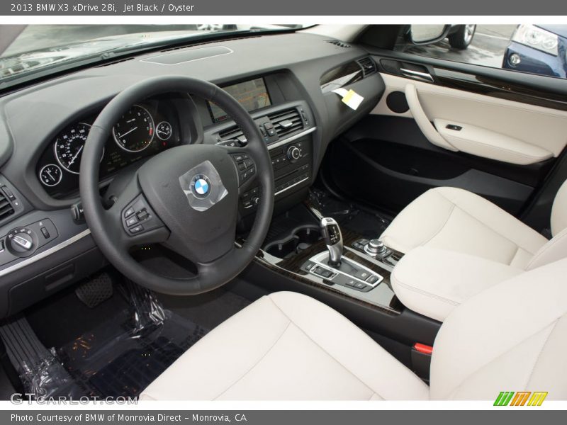 Jet Black / Oyster 2013 BMW X3 xDrive 28i