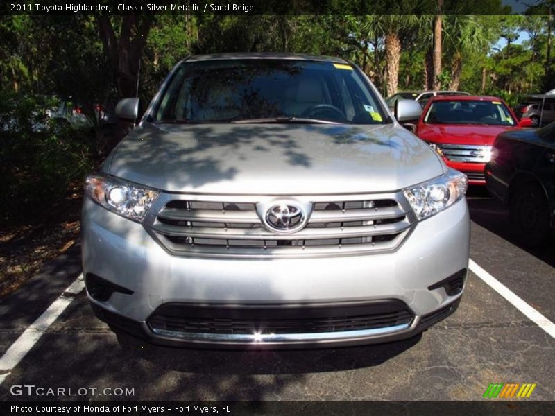 Classic Silver Metallic / Sand Beige 2011 Toyota Highlander