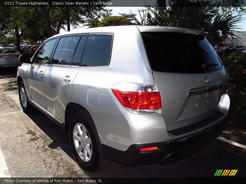 Classic Silver Metallic / Sand Beige 2011 Toyota Highlander