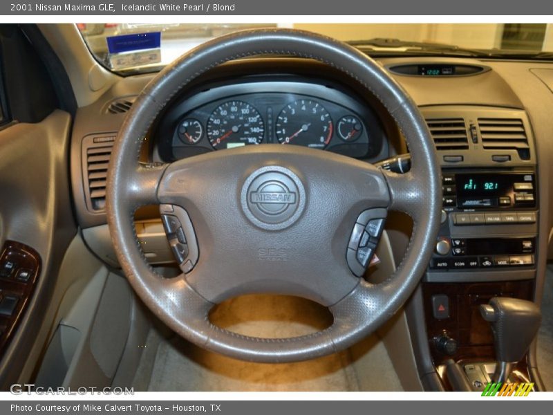 Icelandic White Pearl / Blond 2001 Nissan Maxima GLE