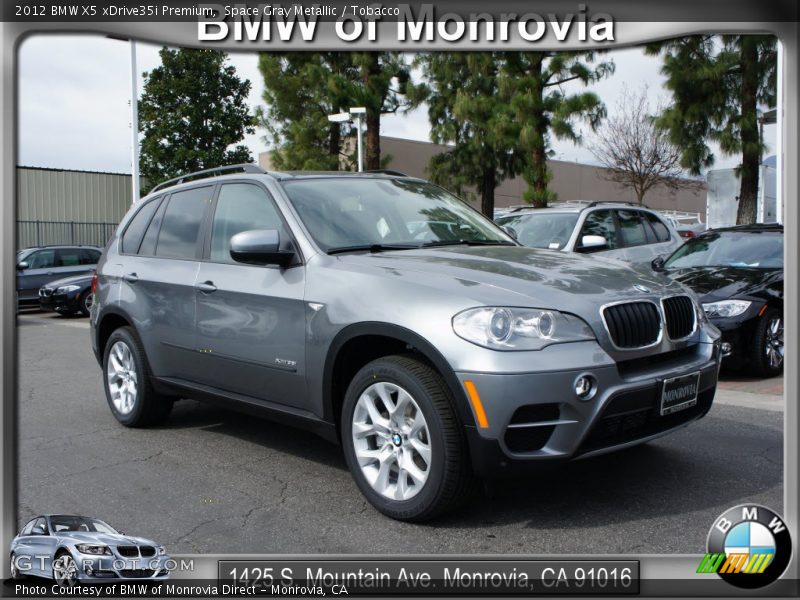 Space Gray Metallic / Tobacco 2012 BMW X5 xDrive35i Premium