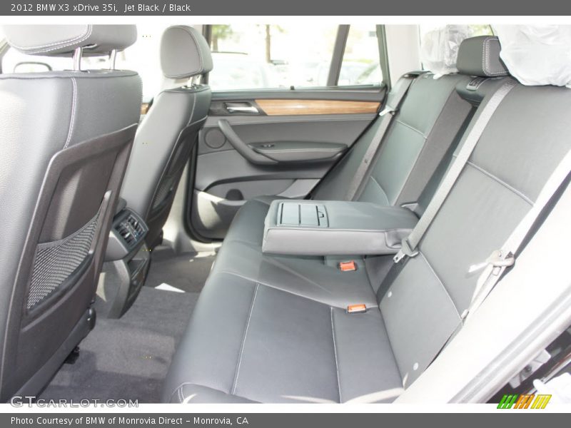Jet Black / Black 2012 BMW X3 xDrive 35i