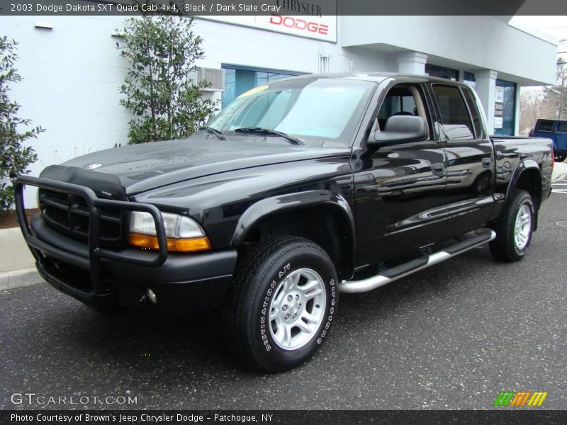 Black / Dark Slate Gray 2003 Dodge Dakota SXT Quad Cab 4x4