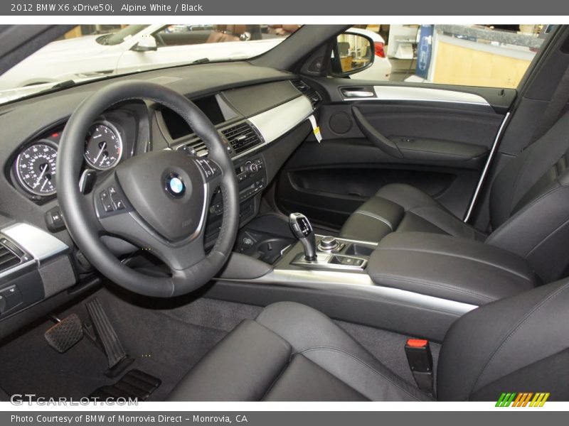  2012 X6 xDrive50i Black Interior