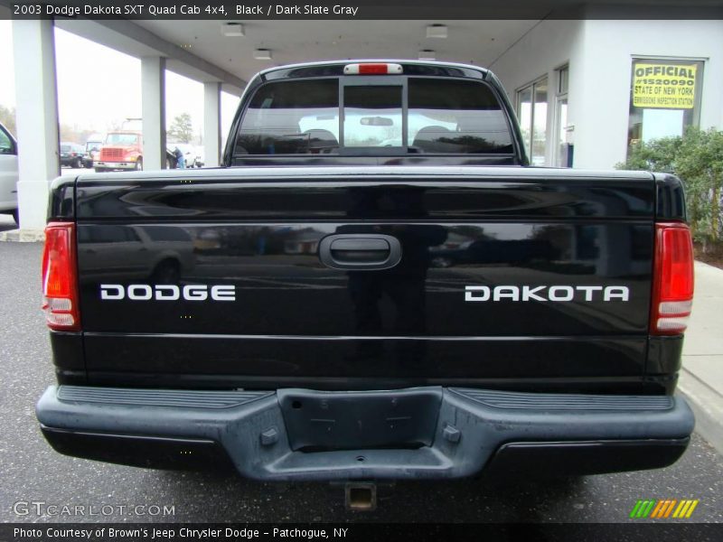 Black / Dark Slate Gray 2003 Dodge Dakota SXT Quad Cab 4x4