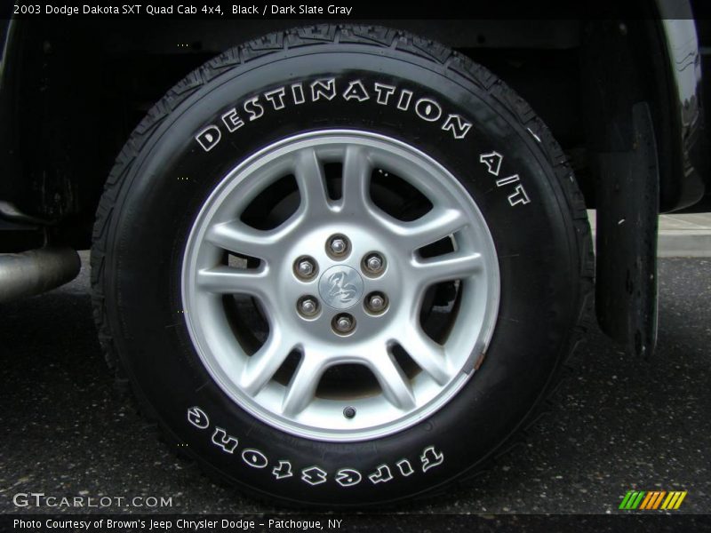 Black / Dark Slate Gray 2003 Dodge Dakota SXT Quad Cab 4x4