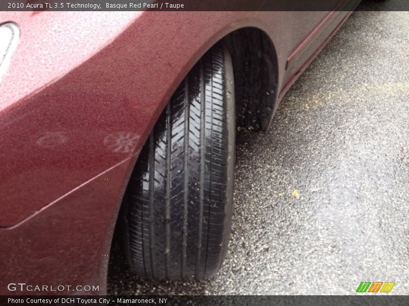 Basque Red Pearl / Taupe 2010 Acura TL 3.5 Technology