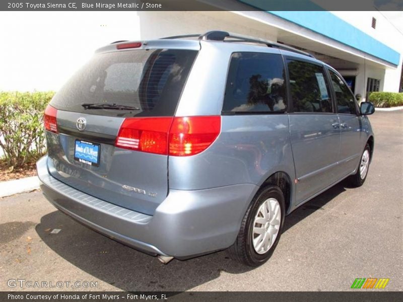 Blue Mirage Metallic / Stone 2005 Toyota Sienna CE