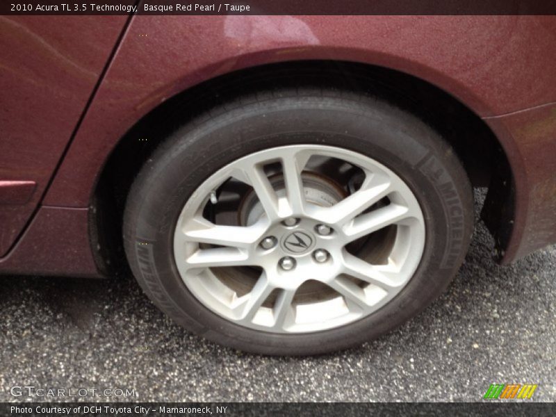 Basque Red Pearl / Taupe 2010 Acura TL 3.5 Technology