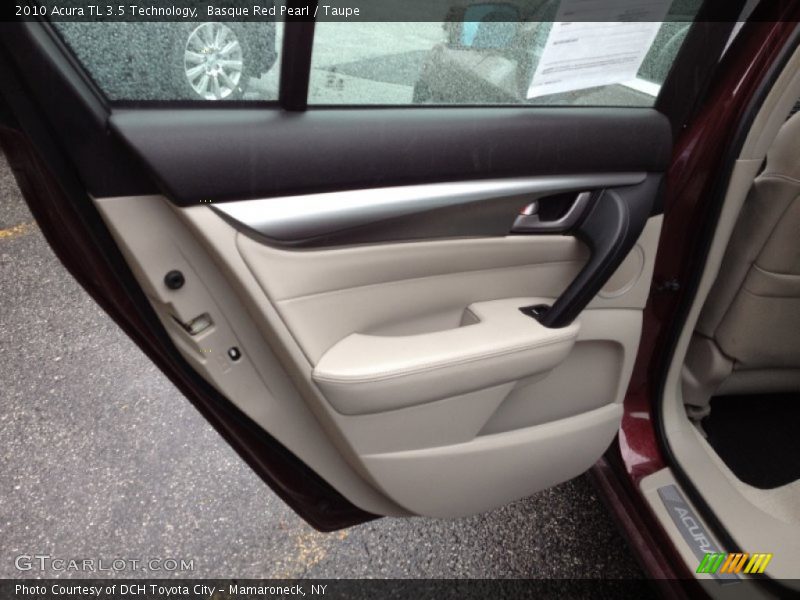 Basque Red Pearl / Taupe 2010 Acura TL 3.5 Technology