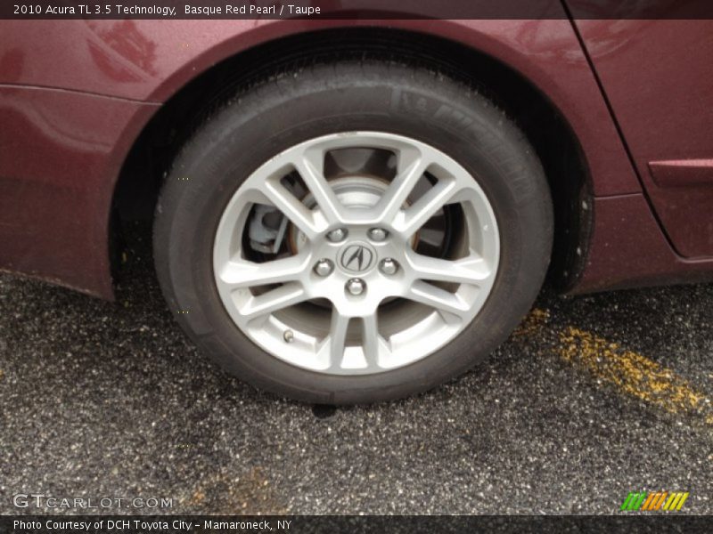Basque Red Pearl / Taupe 2010 Acura TL 3.5 Technology