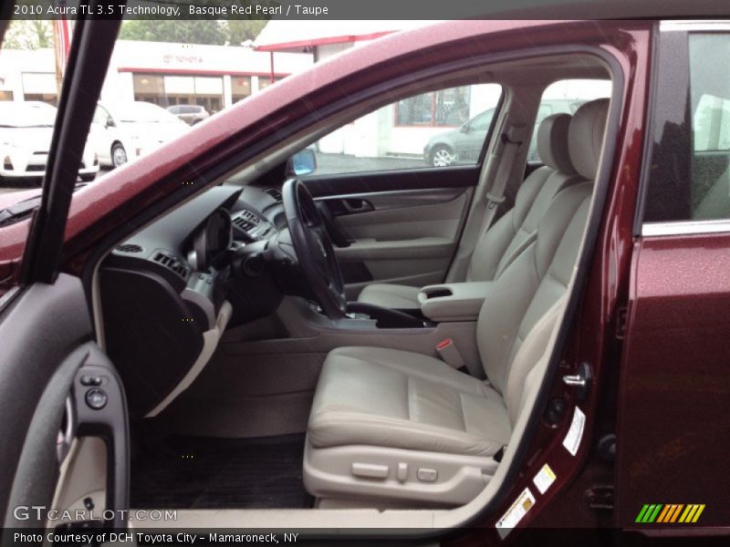 Basque Red Pearl / Taupe 2010 Acura TL 3.5 Technology