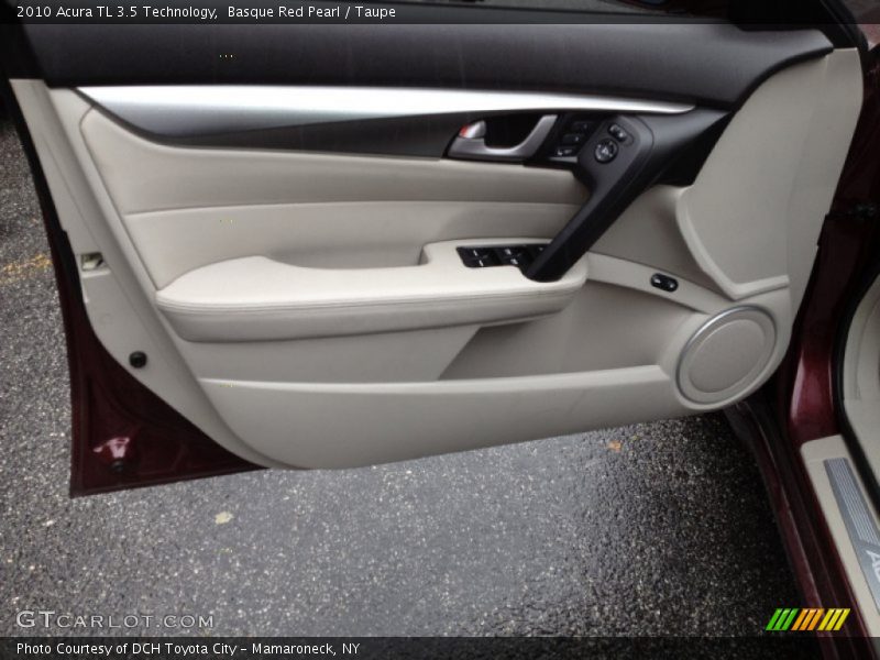 Basque Red Pearl / Taupe 2010 Acura TL 3.5 Technology