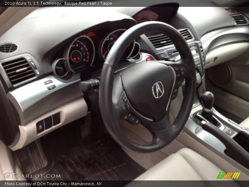 Basque Red Pearl / Taupe 2010 Acura TL 3.5 Technology