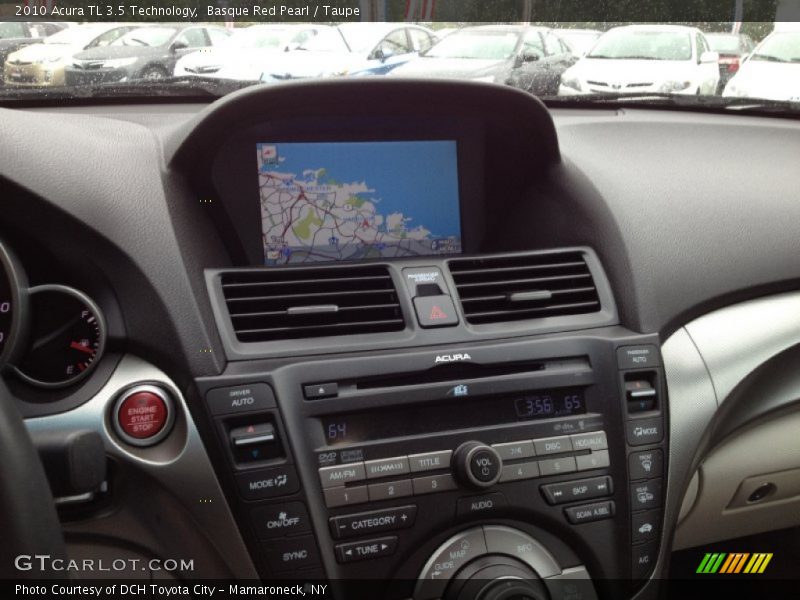 Basque Red Pearl / Taupe 2010 Acura TL 3.5 Technology