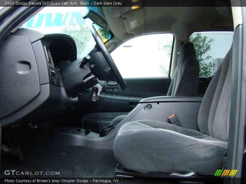 Black / Dark Slate Gray 2003 Dodge Dakota SXT Quad Cab 4x4
