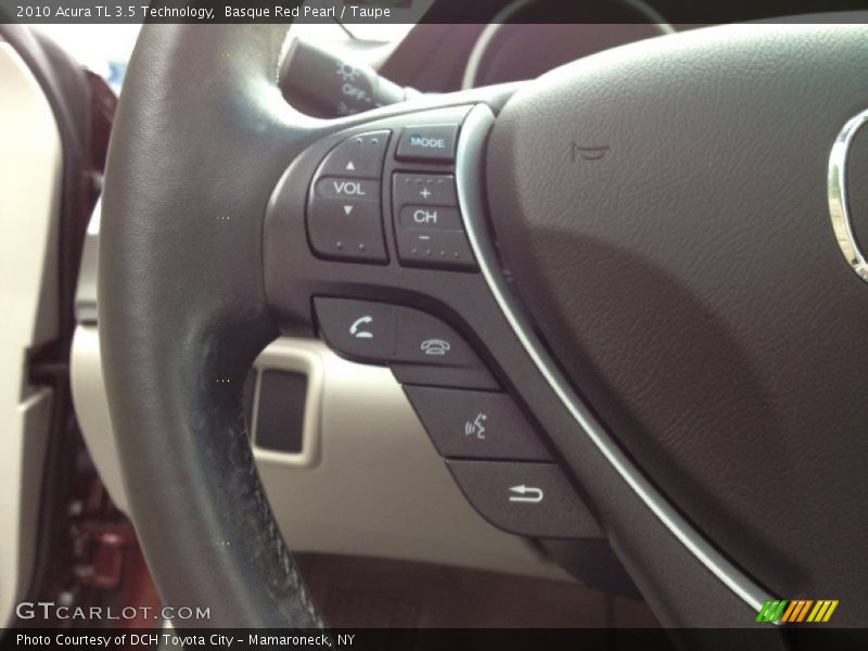 Basque Red Pearl / Taupe 2010 Acura TL 3.5 Technology