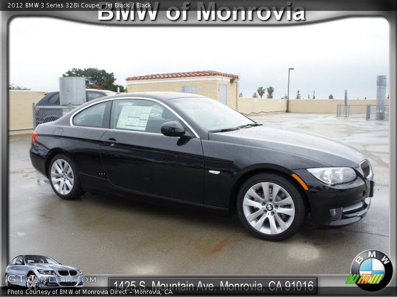 Jet Black / Black 2012 BMW 3 Series 328i Coupe