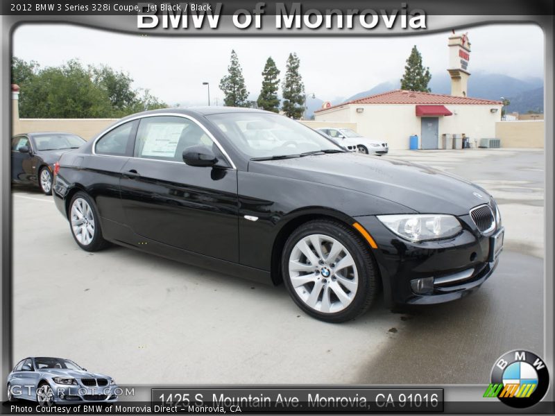 Jet Black / Black 2012 BMW 3 Series 328i Coupe
