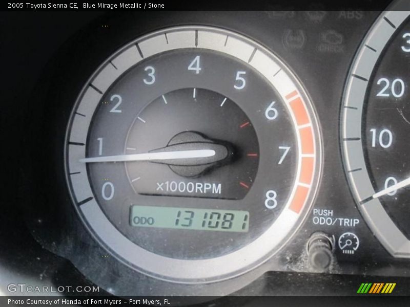 Blue Mirage Metallic / Stone 2005 Toyota Sienna CE