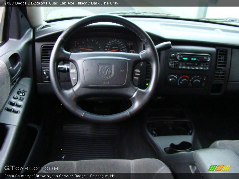Black / Dark Slate Gray 2003 Dodge Dakota SXT Quad Cab 4x4