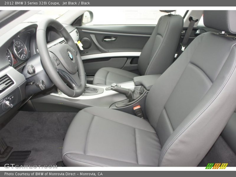 Jet Black / Black 2012 BMW 3 Series 328i Coupe