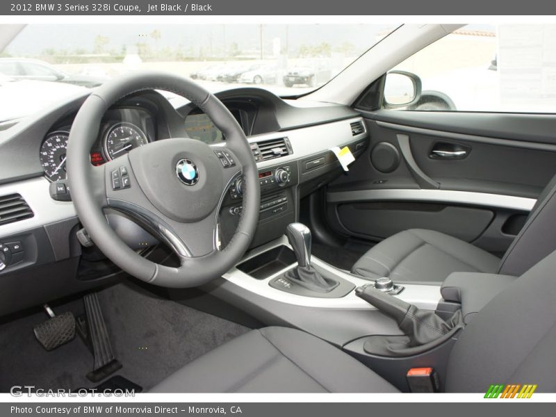 Black Interior - 2012 3 Series 328i Coupe 