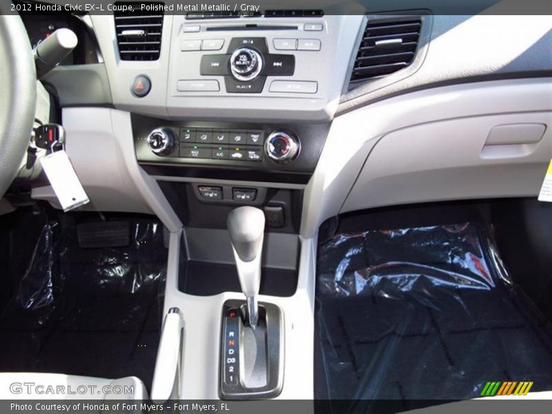 Polished Metal Metallic / Gray 2012 Honda Civic EX-L Coupe