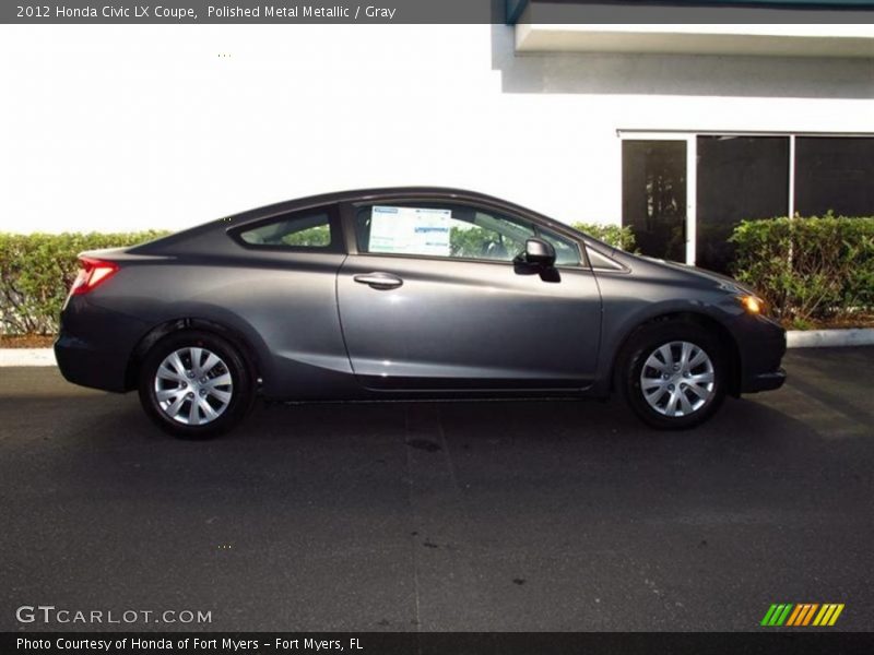 Polished Metal Metallic / Gray 2012 Honda Civic LX Coupe