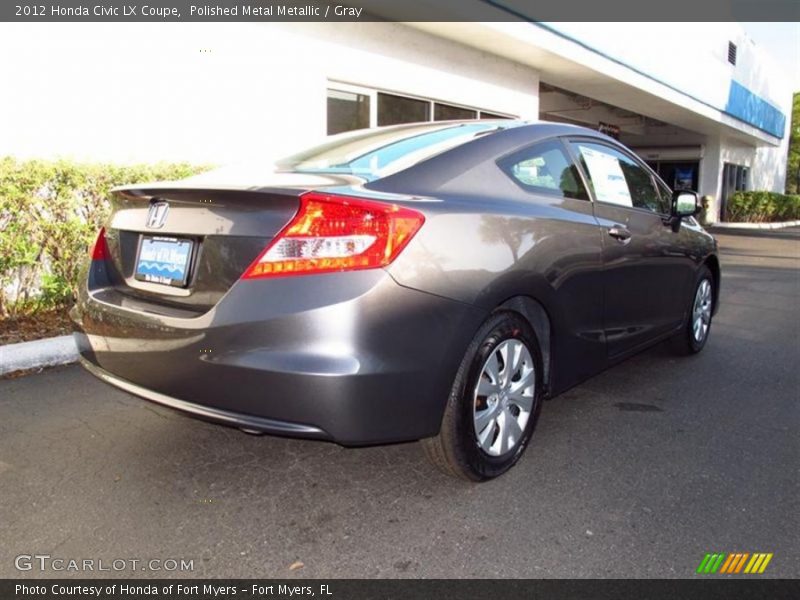 Polished Metal Metallic / Gray 2012 Honda Civic LX Coupe