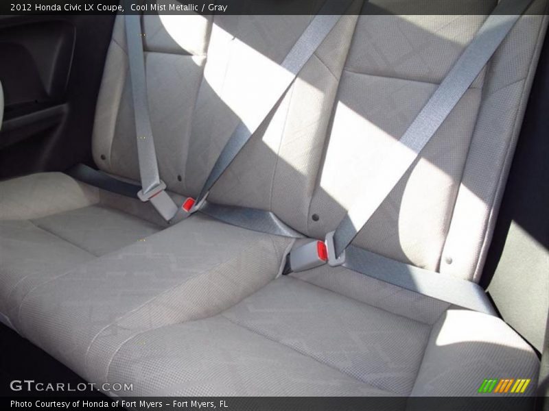 Cool Mist Metallic / Gray 2012 Honda Civic LX Coupe