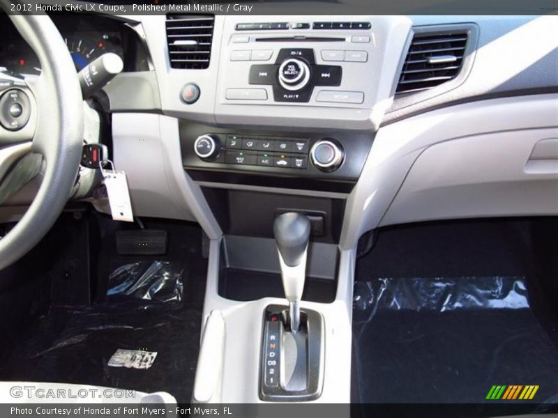 Polished Metal Metallic / Gray 2012 Honda Civic LX Coupe