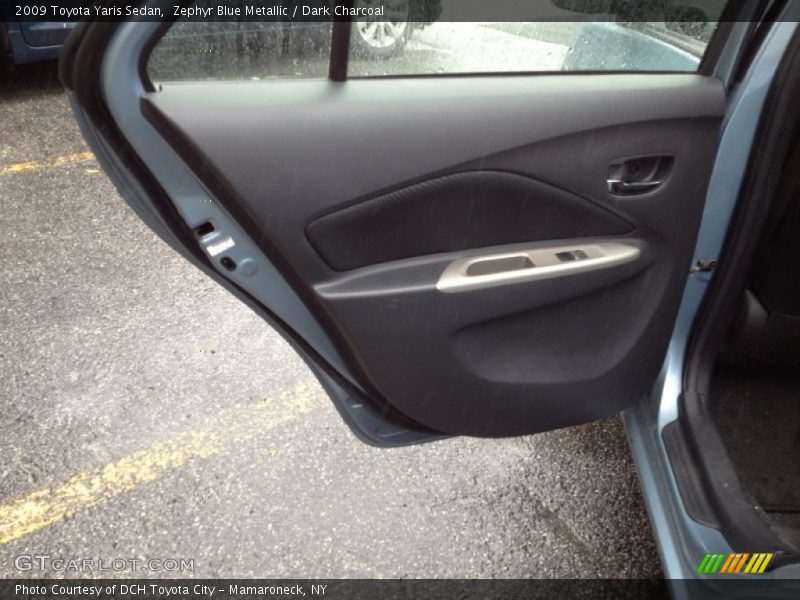 Zephyr Blue Metallic / Dark Charcoal 2009 Toyota Yaris Sedan