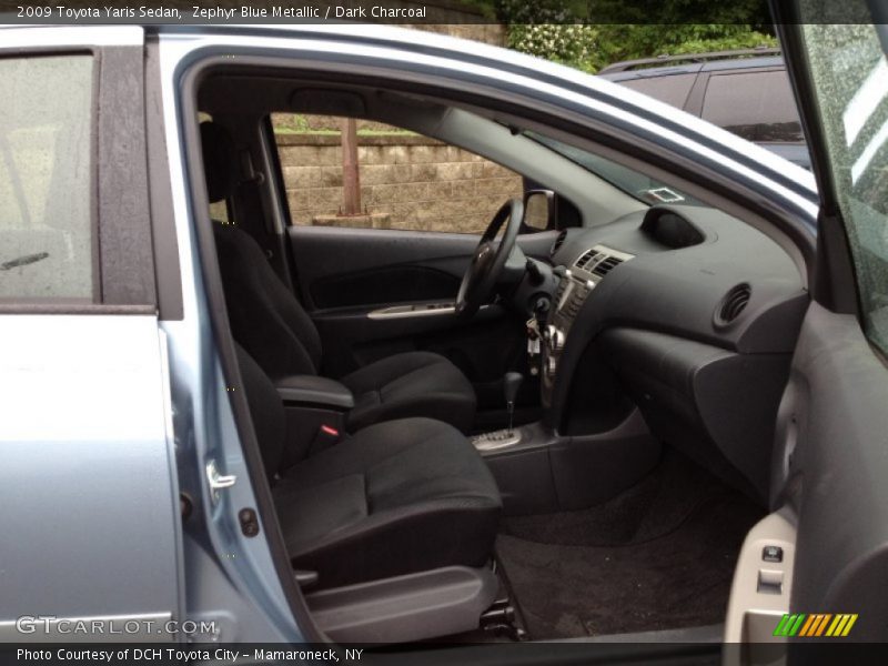 Zephyr Blue Metallic / Dark Charcoal 2009 Toyota Yaris Sedan
