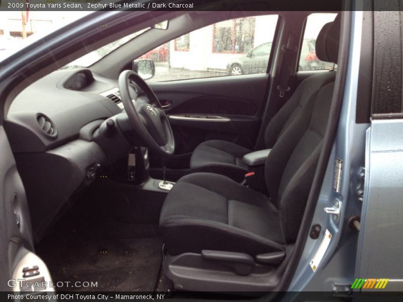  2009 Yaris Sedan Dark Charcoal Interior