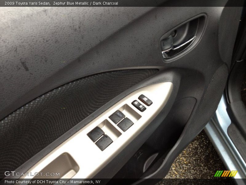 Zephyr Blue Metallic / Dark Charcoal 2009 Toyota Yaris Sedan