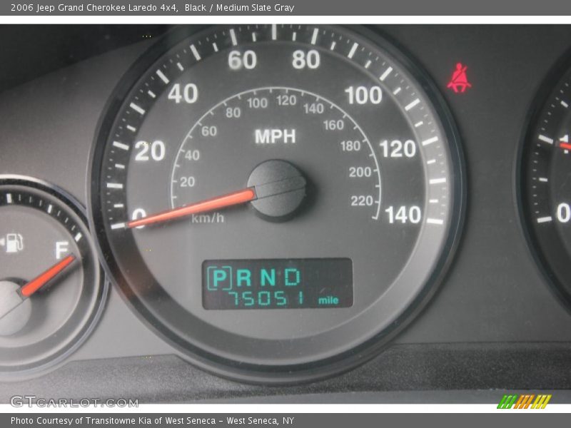 Black / Medium Slate Gray 2006 Jeep Grand Cherokee Laredo 4x4