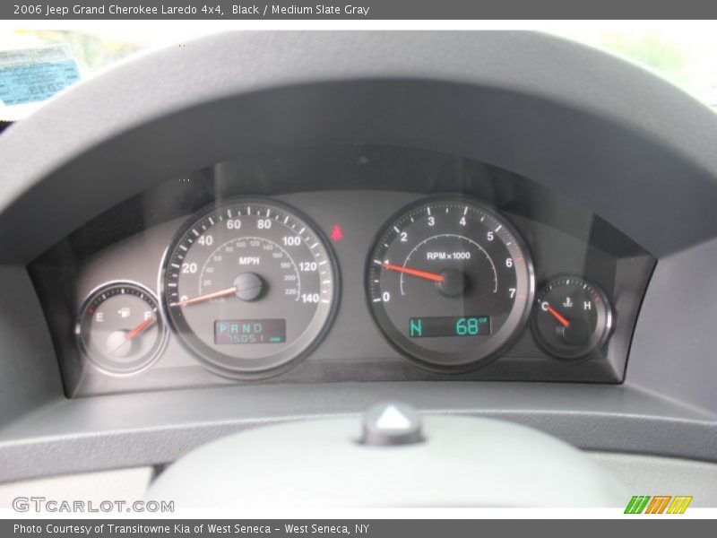 Black / Medium Slate Gray 2006 Jeep Grand Cherokee Laredo 4x4