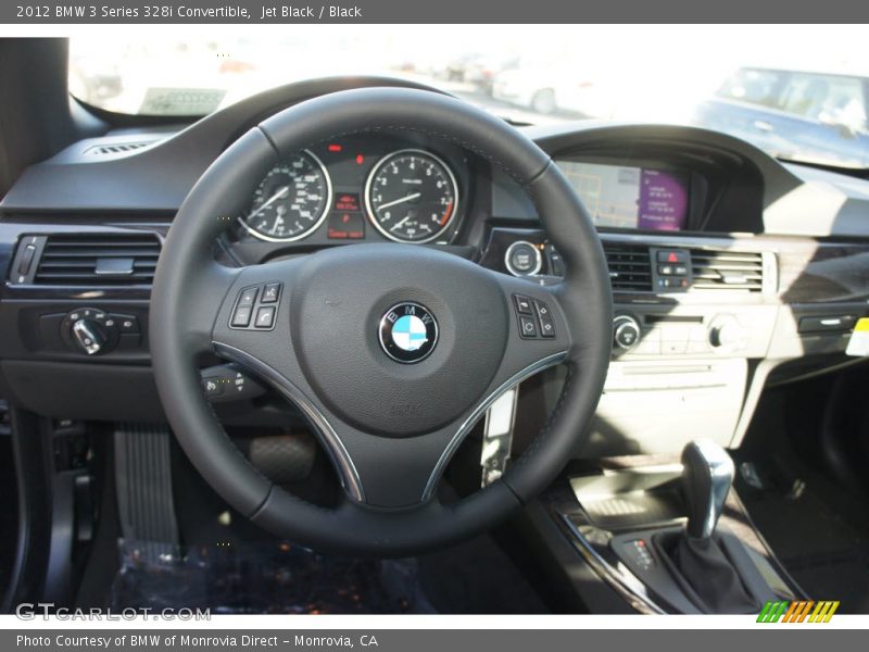 Jet Black / Black 2012 BMW 3 Series 328i Convertible