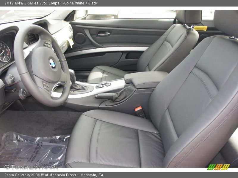 Alpine White / Black 2012 BMW 3 Series 335i Coupe