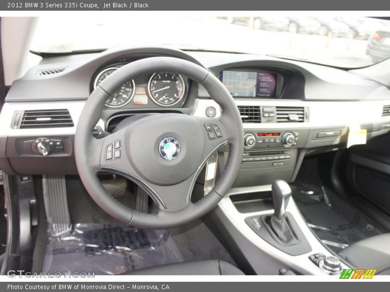Jet Black / Black 2012 BMW 3 Series 335i Coupe